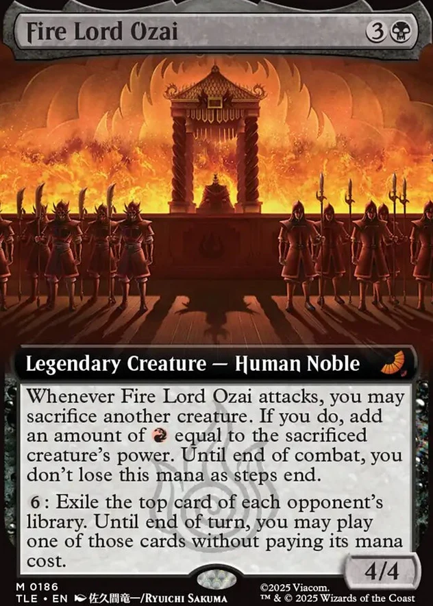 Fire Lord Ozai [ #0186 Extended Art ] (TLE-M) - Image 2