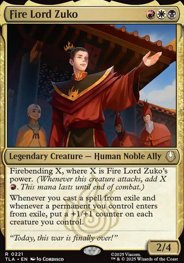 Fire Lord Zuko [ #0221 ] (TLA-R) - Image 2