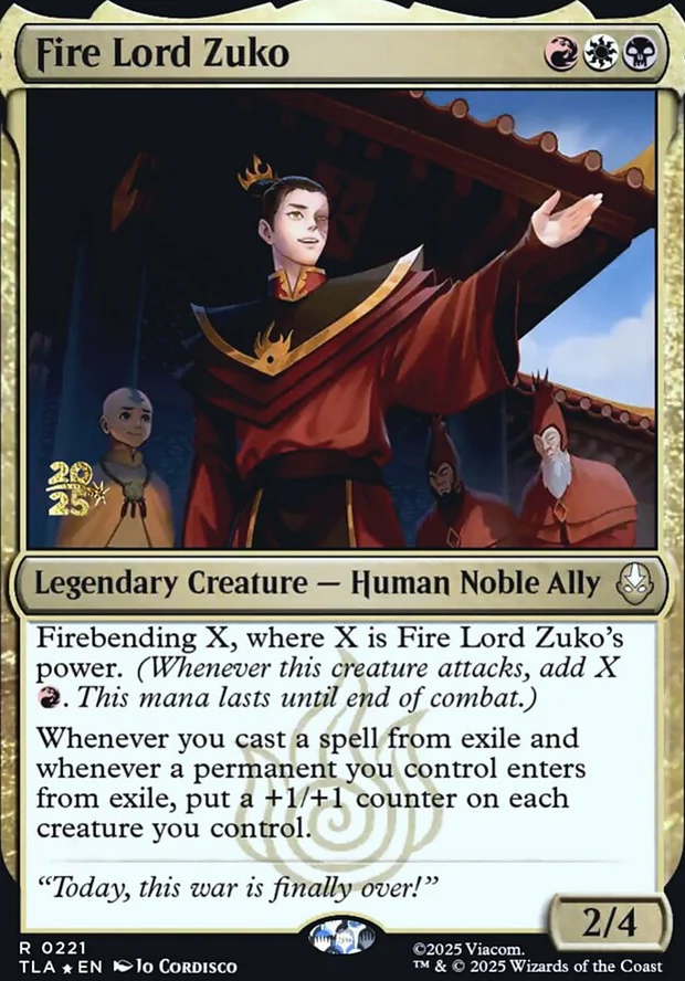 Fire Lord Zuko [ #0221 ] (TLA-R) - Image 3