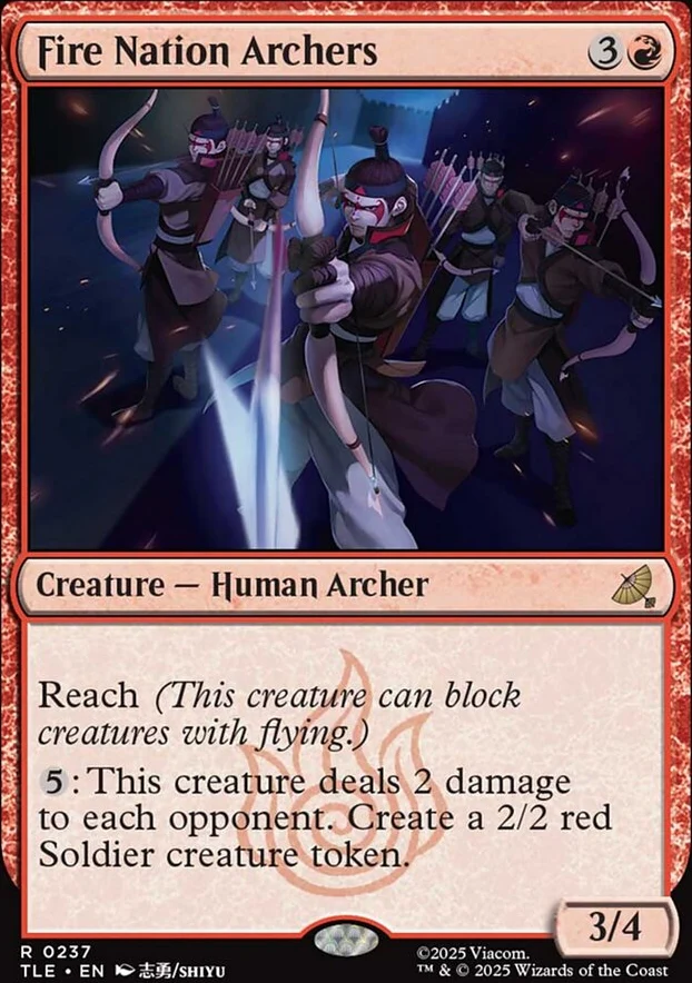Fire Nation Archers [ #0237 ] (TLE-R) - Image 2