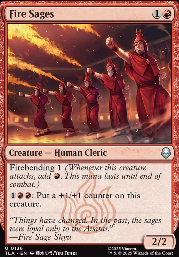 Fire Sages [ #0136 ] (TLA-U)