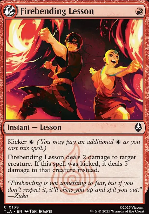 Firebending Lesson [ #0138 ] (TLA-C)