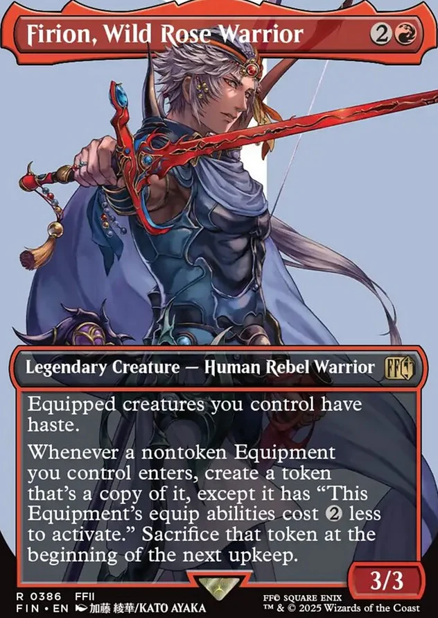 Firion, Wild Rose Warrior [ #0386 Borderless Alternate Art ] (FIN-R) - Image 2