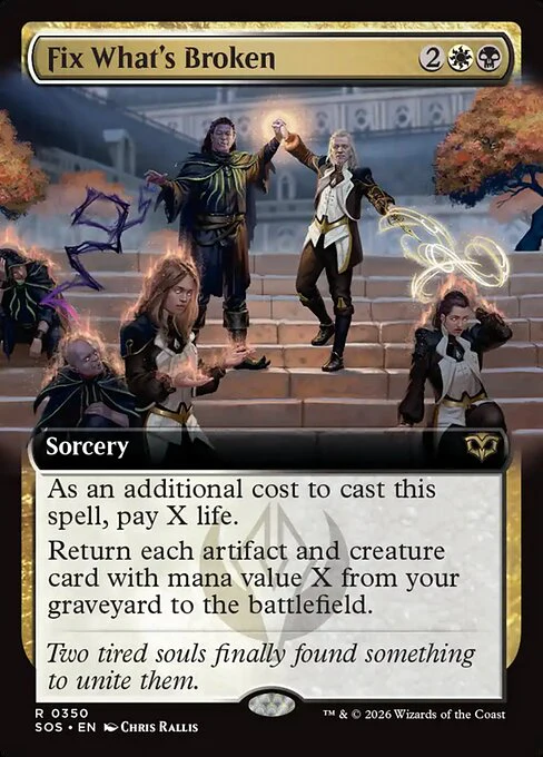 Fix What's Broken [ #0350 Extended Art ] (SOS-R)