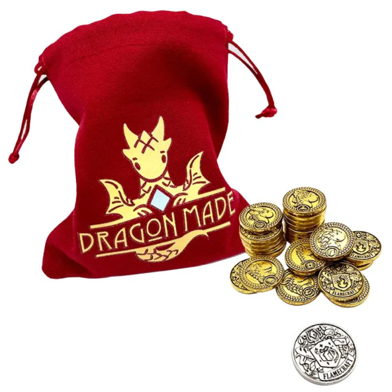 Flamecraft: Mega Bundle w/ Resource Upgrades, Dragon Miniatures, and Kickstarter Promos