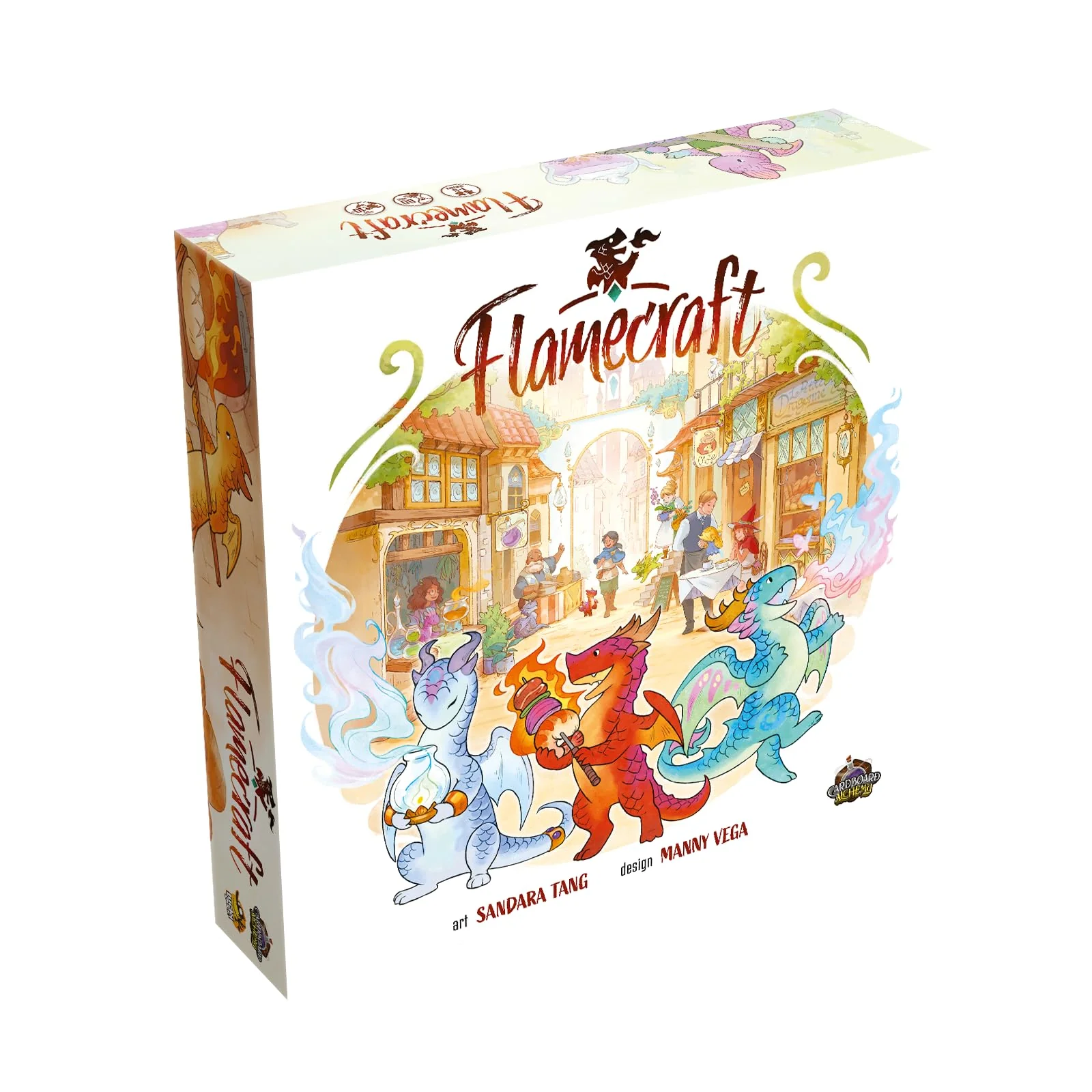 Flamecraft: Mega Bundle w/ Resource Upgrades, Dragon Miniatures, and Kickstarter Promos - Image 4
