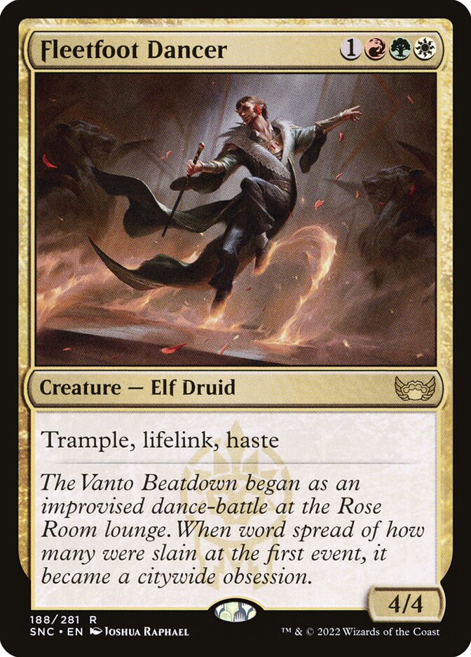Fleetfoot Dancer [ #188/281 ] (SNC-R) - Image 2