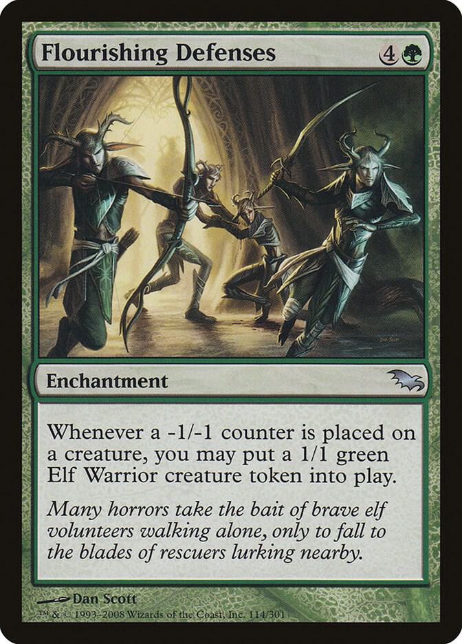 Flourishing Defenses (SHM-U) Light Play