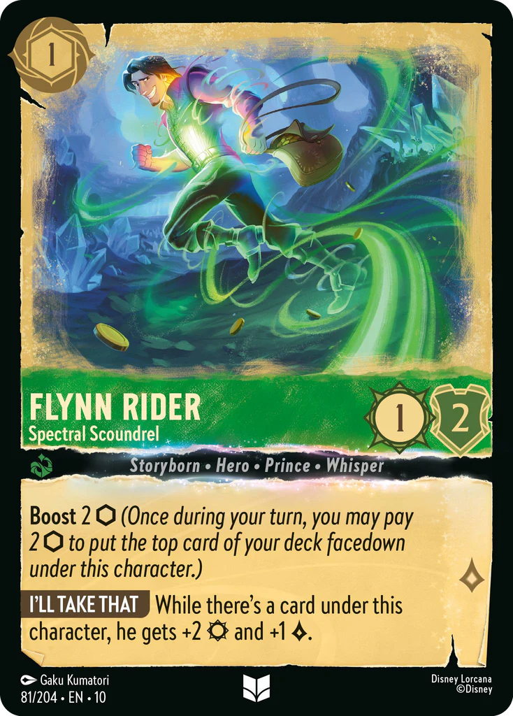 Flynn Rider - Spectral Scoundrel (081/204 - Whispers in the Well) Uncommon