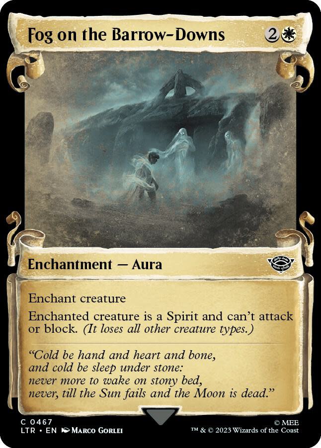 Fog on the Barrow-Downs [#0467 Showcase Scrolls] (LTR-C)