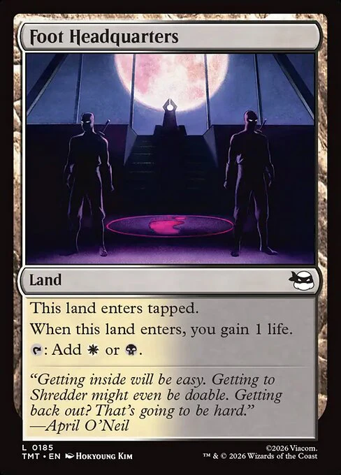 Foot Headquarters [ #0185 ] (TMT-L)