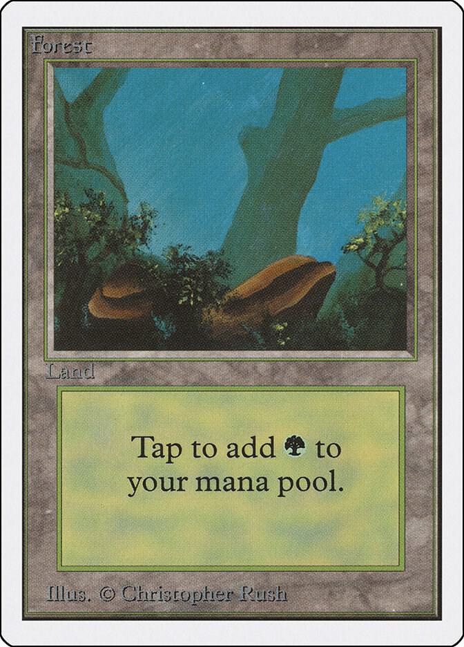 Forest [#300] (2ED-C) Moderate Play