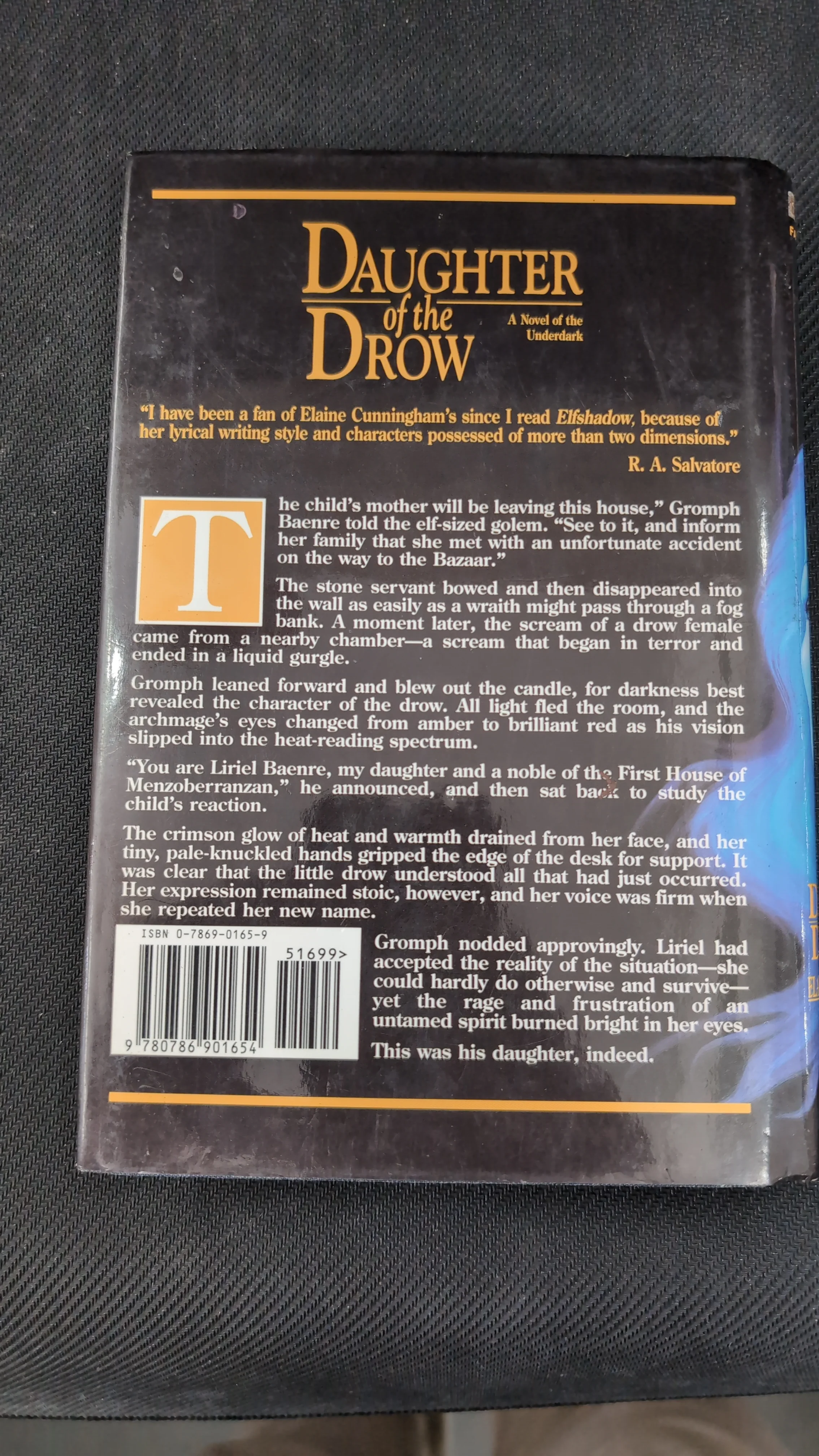 Forgotten Realms: Daughter of the Drow [ Hardcover ] (USED) - Image 2