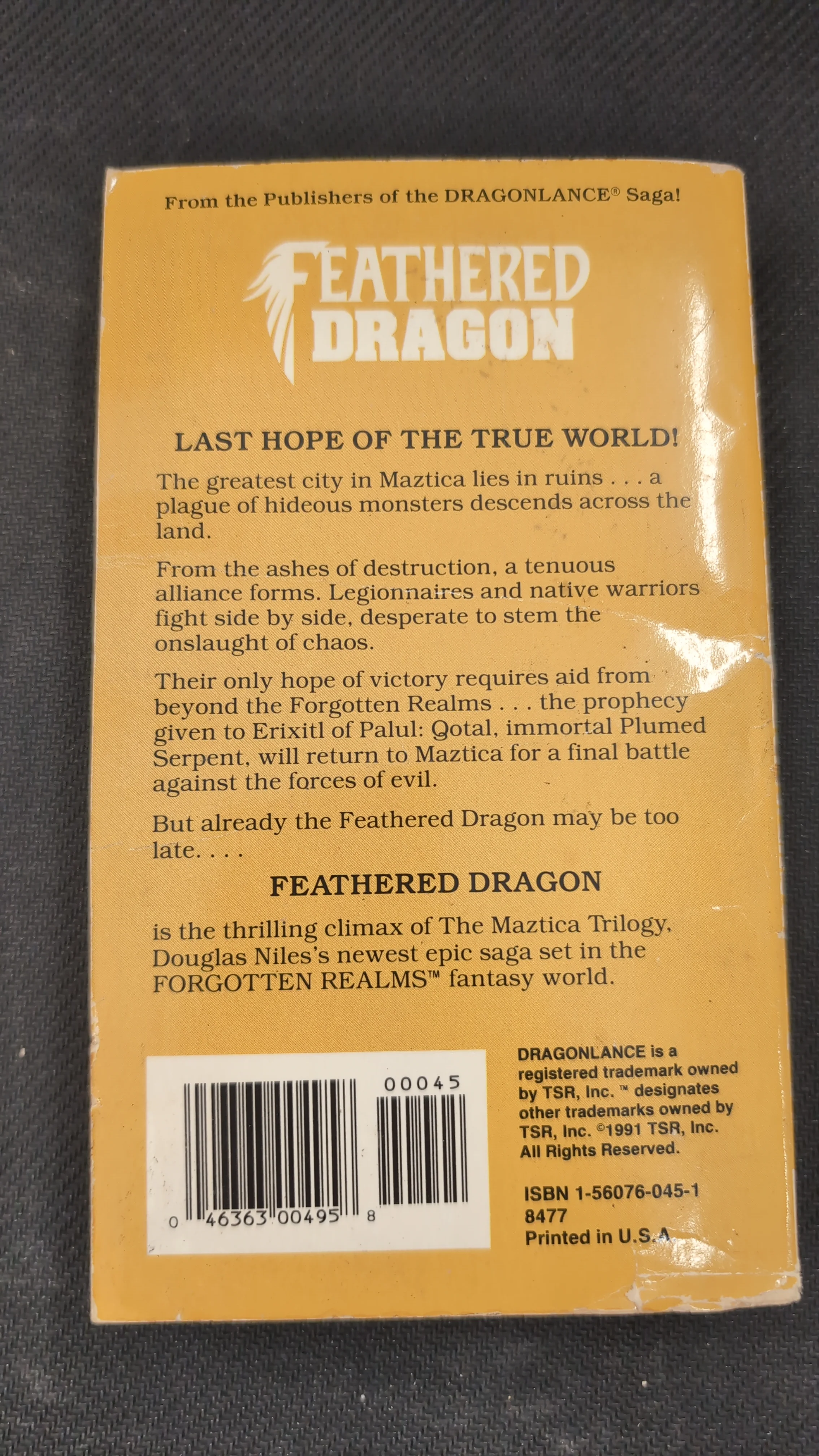 Forgotten Realms: Feathered Dragon - The Maztica Trilogy Book III [ Paperback ] (USED) - Image 3