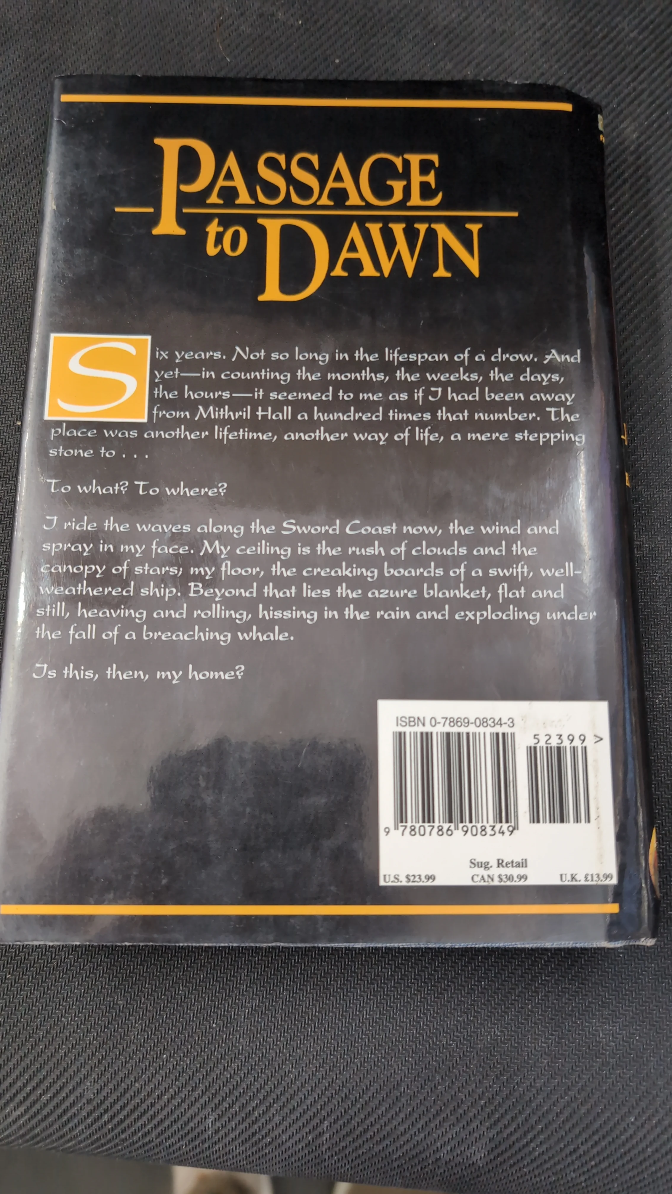 Forgotten Realms: Passage to Dawn [ Hardcover ] (USED) - Image 2