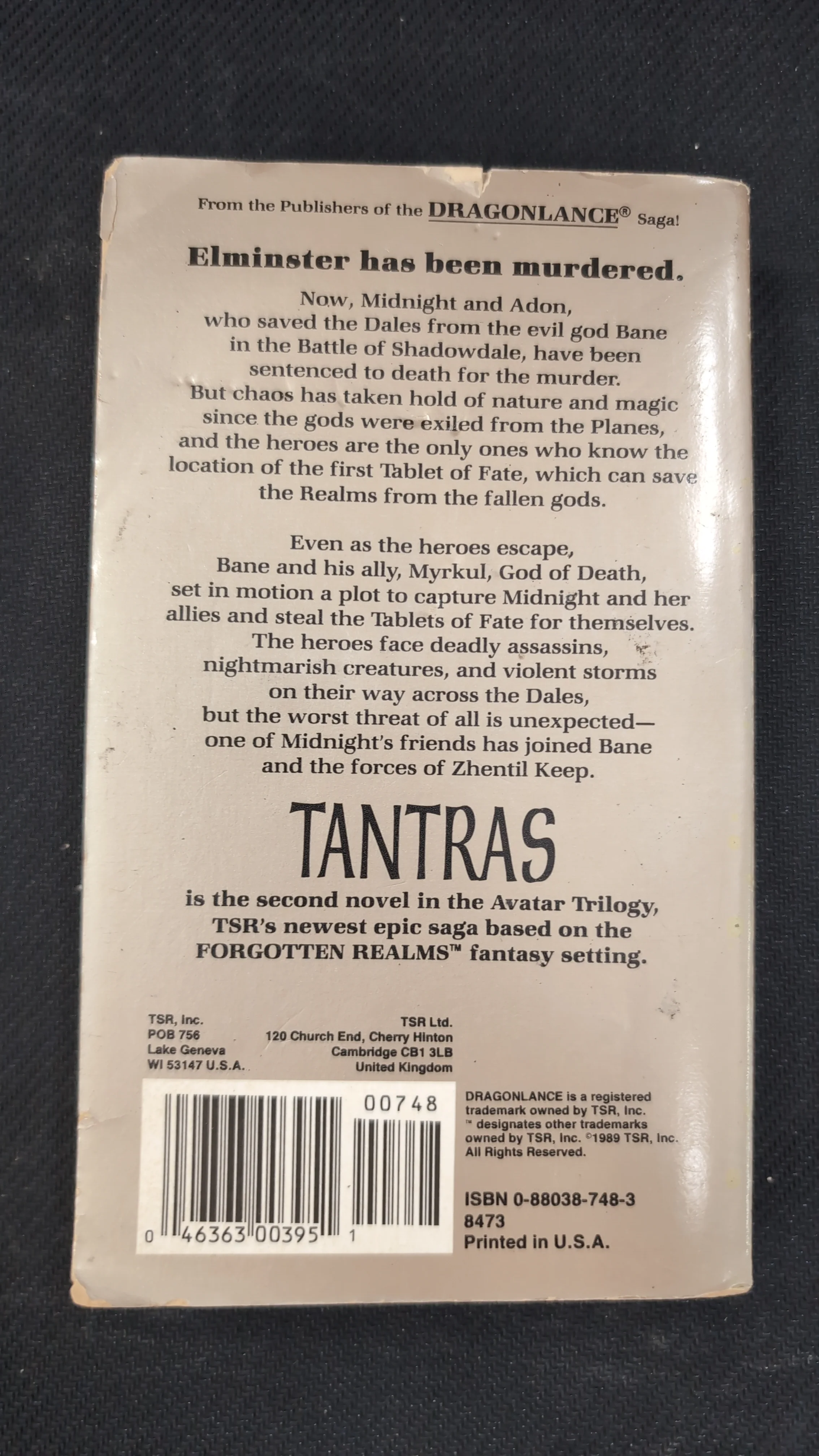 Forgotten Realms: Tantras - The Avatar Trilogy Book II [ Paperback ] (USED) - Image 2