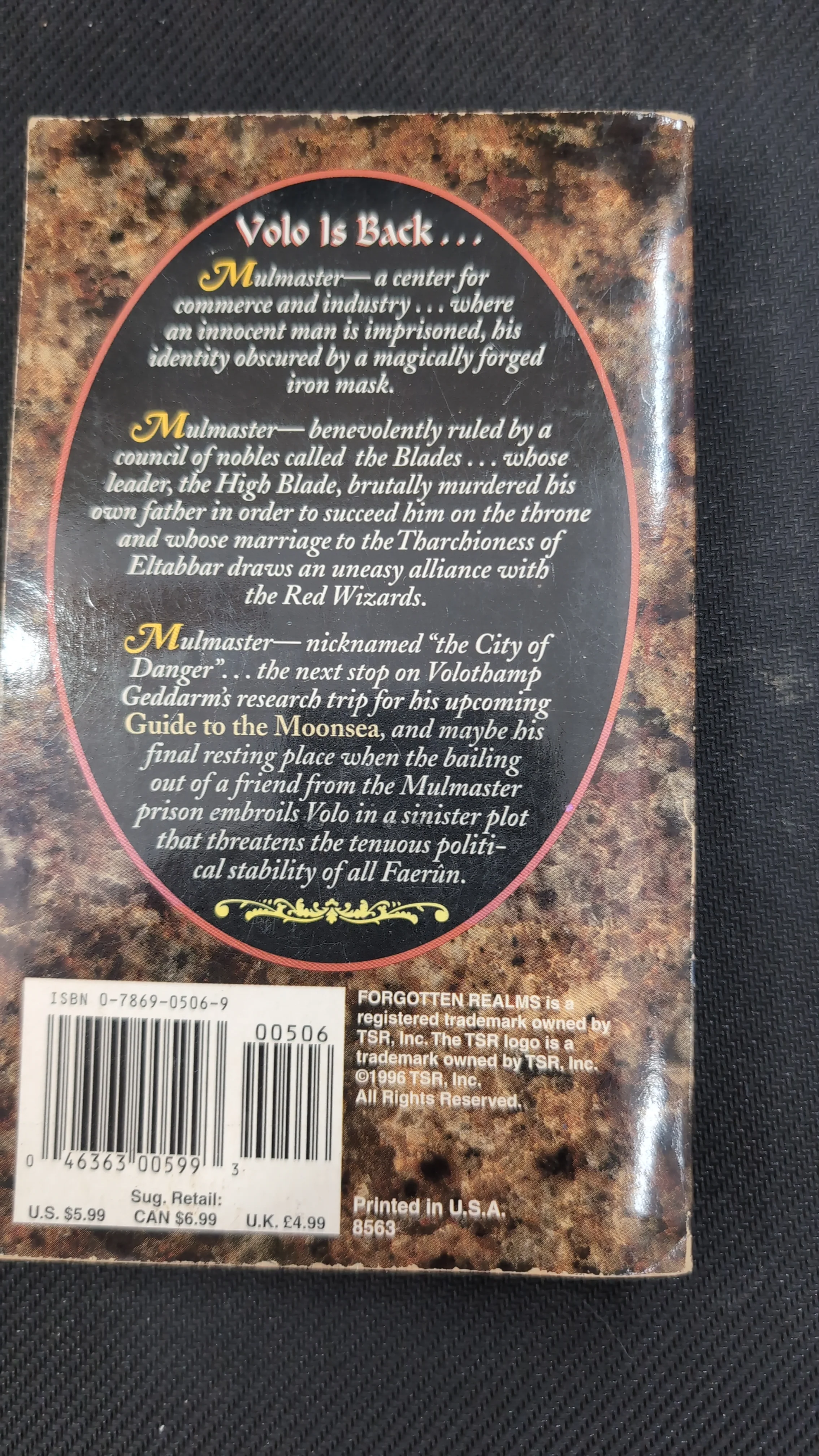Forgotten Realms: The Mage in the Iron Mask - The Nobles Book IV [ Paperback ] (USED) - Image 2