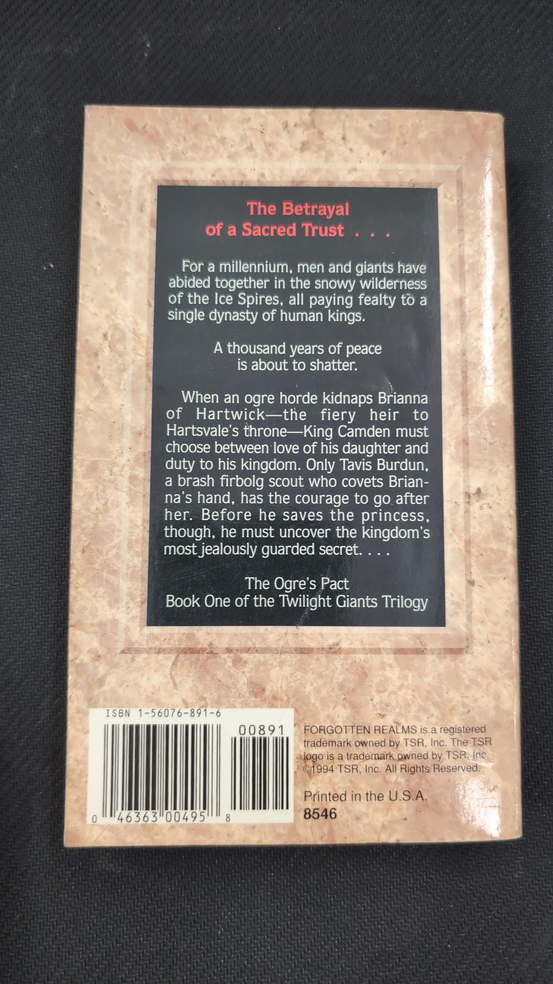 Forgotten Realms: The Ogre's Pact - The Twilight Giants Book I [ Paperback ] (USED) - Image 2
