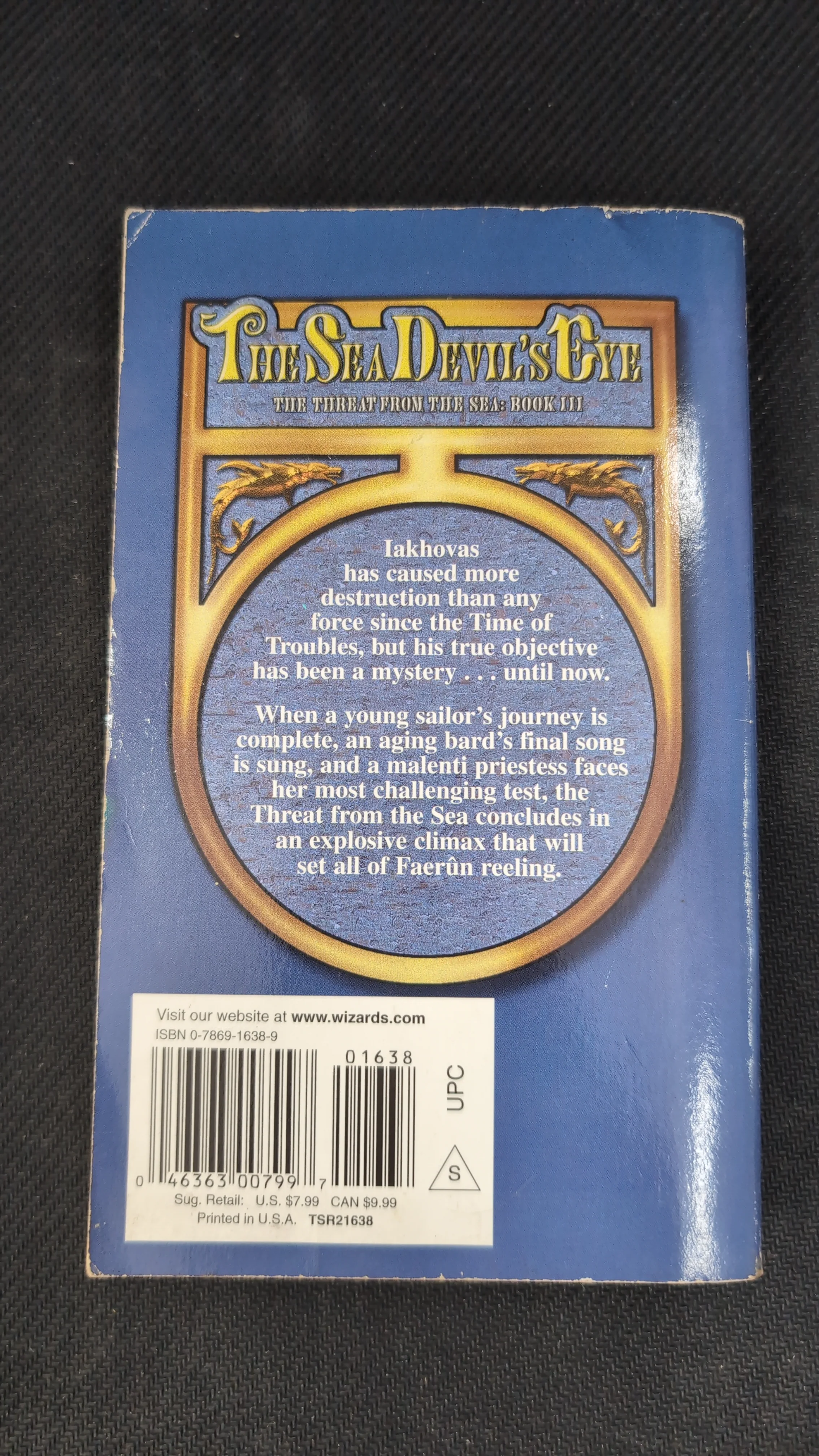 Forgotten Realms: The Sea Devil's Eye - The Threat from the Sea Book III [ Paperback ] (USED) - Image 2