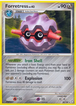 Forrestress LV. 43 (28/146) (LA) Rare - Near Mint Reverse Holofoil