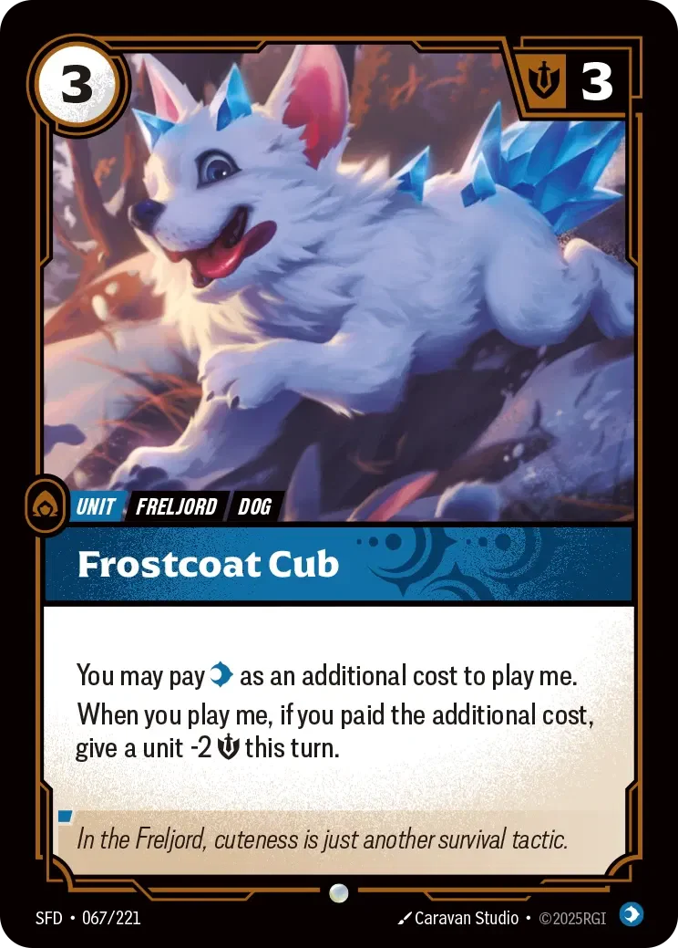 Frostcoat Cub - 067/221 (SFD) Common