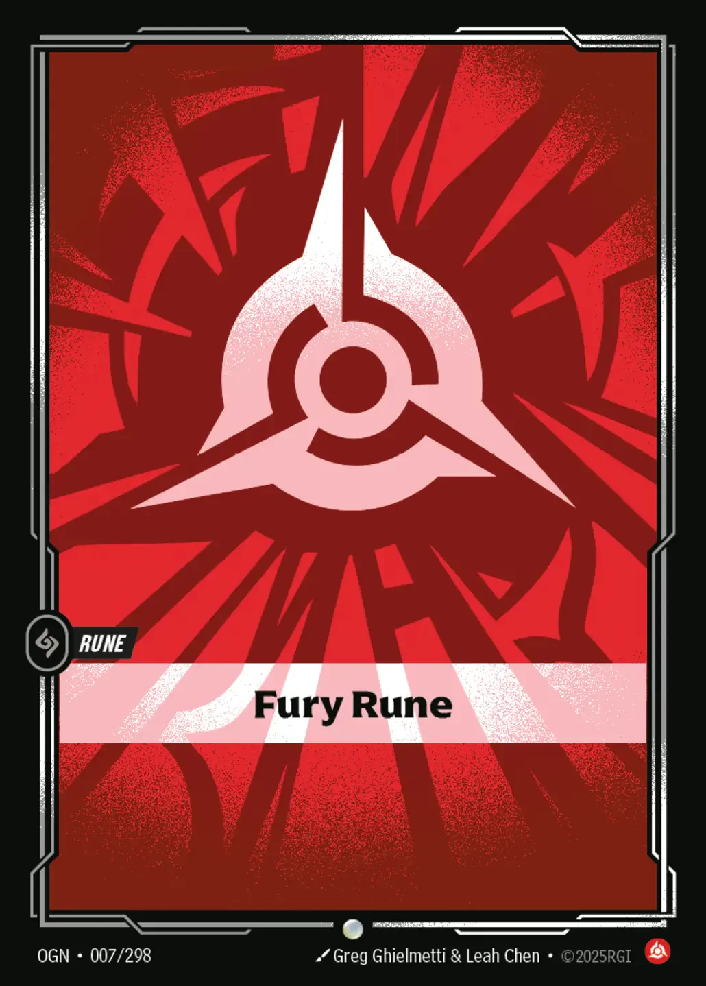 Fury Rune - 007/298 (OGN) Common