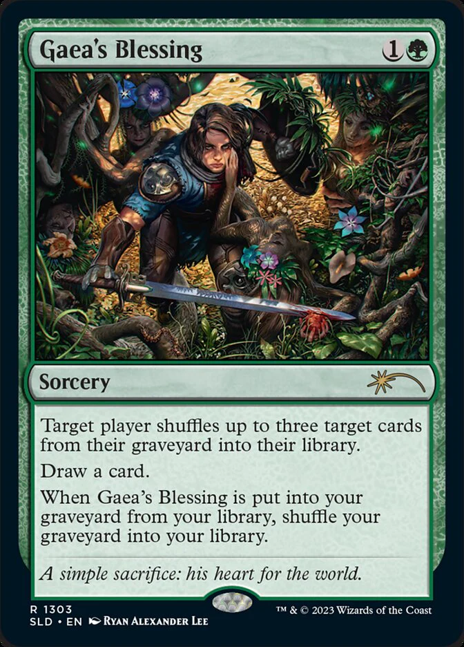 Gaea's Blessing [ #1303 ] (SLD-R-FOIL)