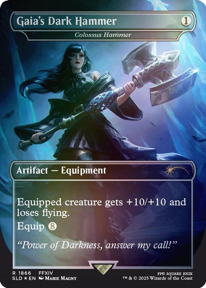 Gaia's Dark Hammer - Colossus Hammer [#1866] (SLD-R-FOIL)