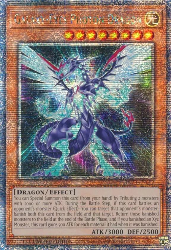 Galaxy-Eyes Photon Dragon (TN23-EN012) Quarter Century Secret Rare Near Mint 1st Edition