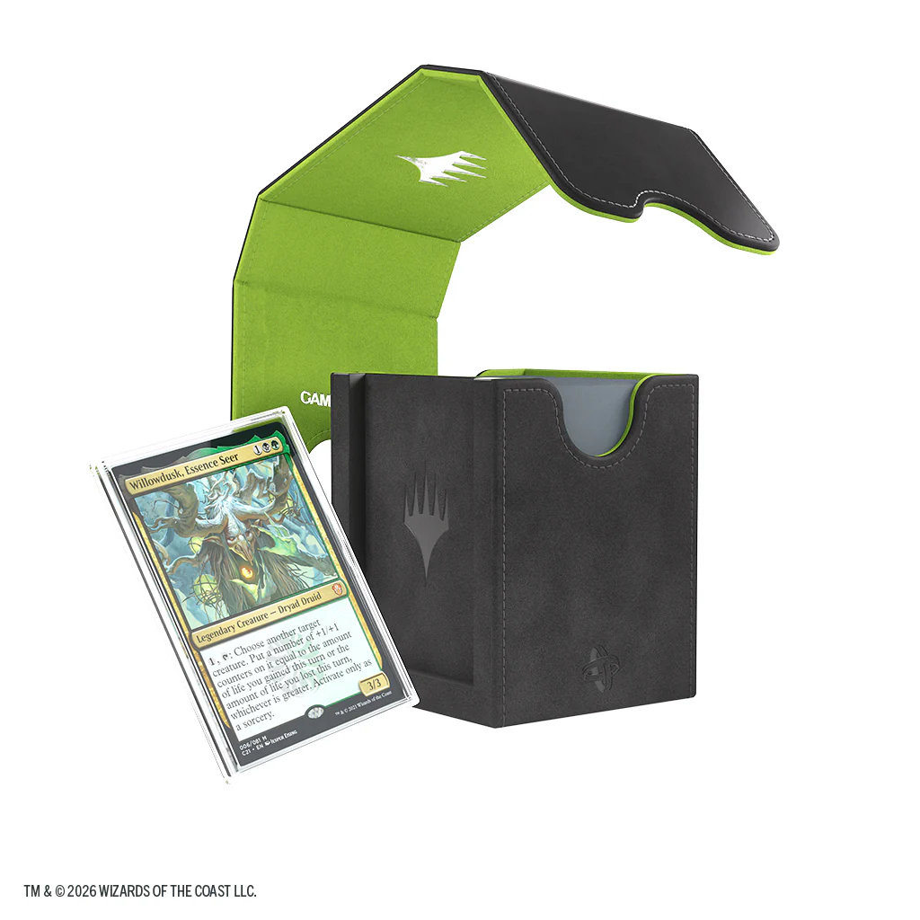 GameGenic: Deck Box - Squire Plus 100+ XL Convertible: MTG - Secrets of Strixhaven: Black/Green