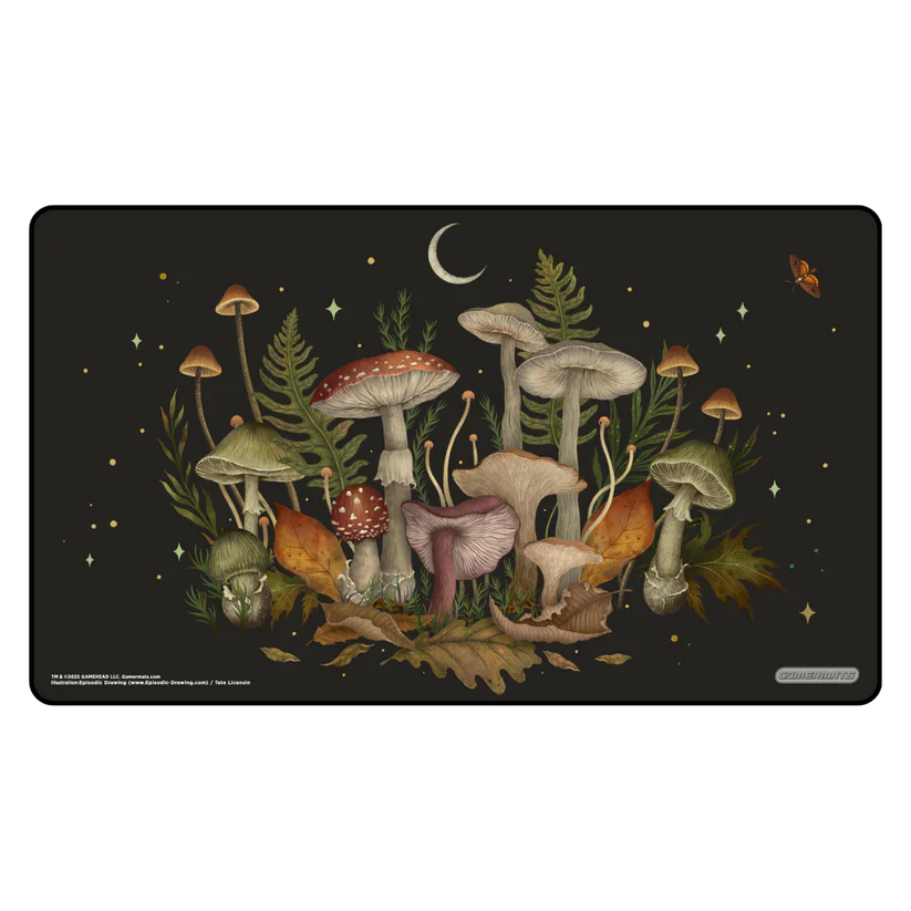 GamerMats: Playmat - Mushroom Forest by Episodic Drawing