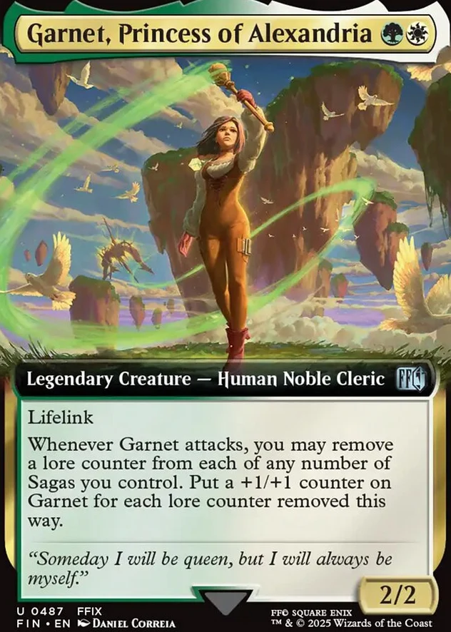 Garnet, Princess of Alexandria [ #0487 Extended Art ] (FIN-U)