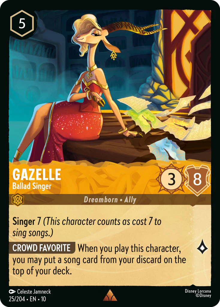 Gazelle - Ballad Singer (025/204 - Whispers in the Well) Rare