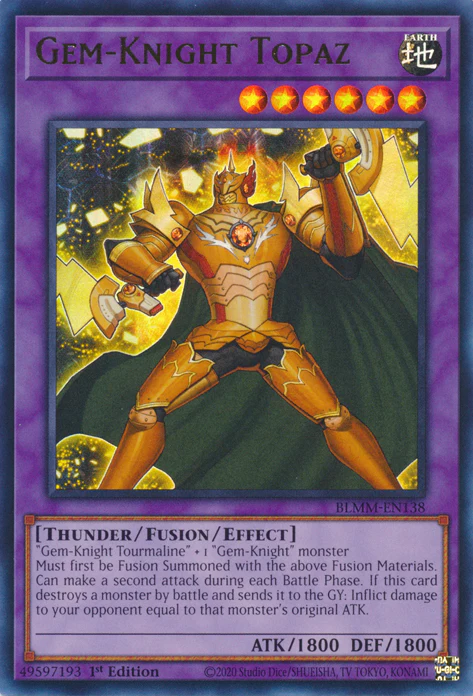 Gem-Knight Topaz (BLMM-EN138)