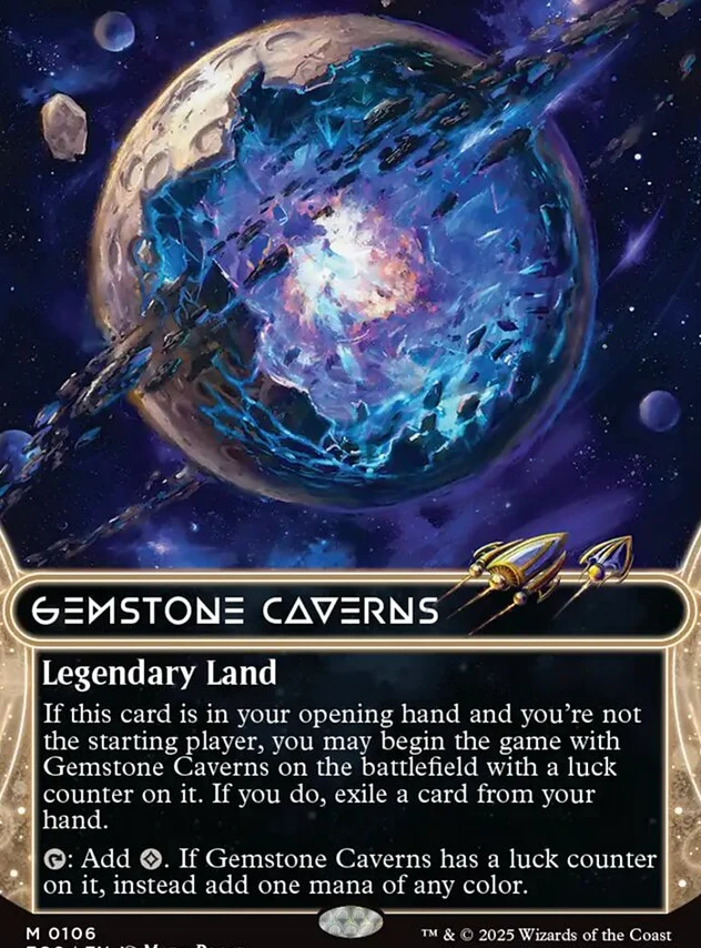 Gemstone Caverns [ #0106 Galaxy Foil Borderless Stellar Sights ] (EOS-M)