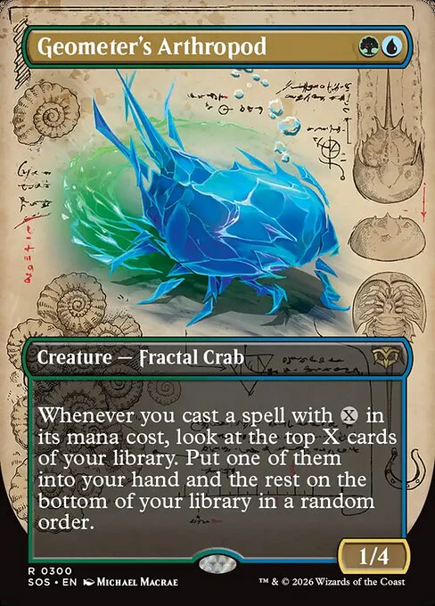 Geometer's Arthropod [ #0300 Borderless ] (SOS-R)