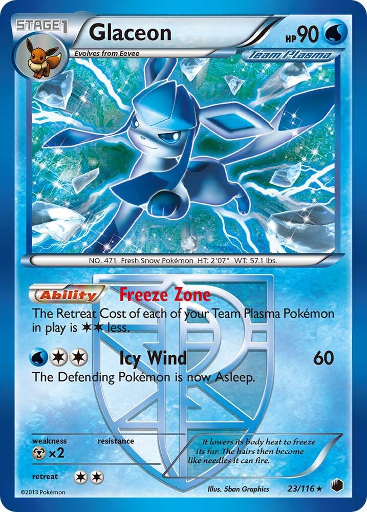 Glaceon (23/116) Damaged