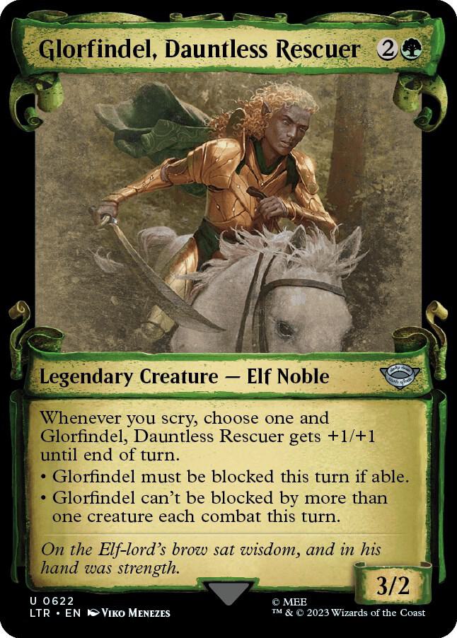 Glorfindel, Dauntless Rescuer [#0622 Showcase Scrolls] (LTR-U-Foil)