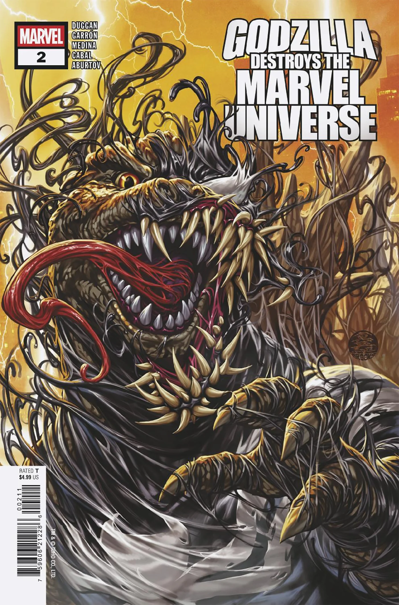 GODZILLA DESTROYS THE MARVEL UNIVERSE #2 - Image 2