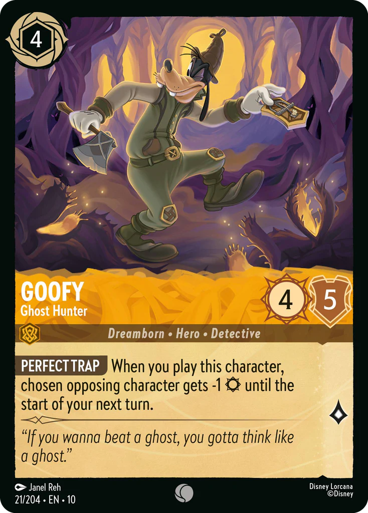 Goofy - Ghost Hunter (021/204 - Whispers in the Well) Common