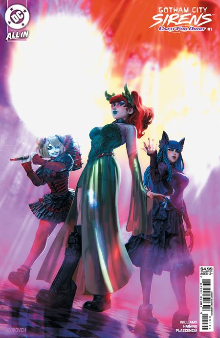 GOTHAM CITY SIRENS UNFIT FOR ORBIT #1 (OF 5) CVR B NOOBOVICH CARD STOCK VAR - Image 2