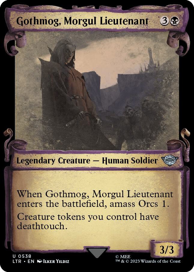 Gothmog, Morgul Lieutenant [#0538 Showcase Scrolls] (LTR-U)
