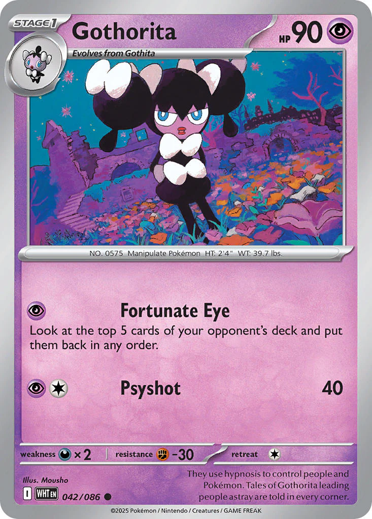 Gothorita (Poke Ball Pattern) - 042/086 (WHT) Common