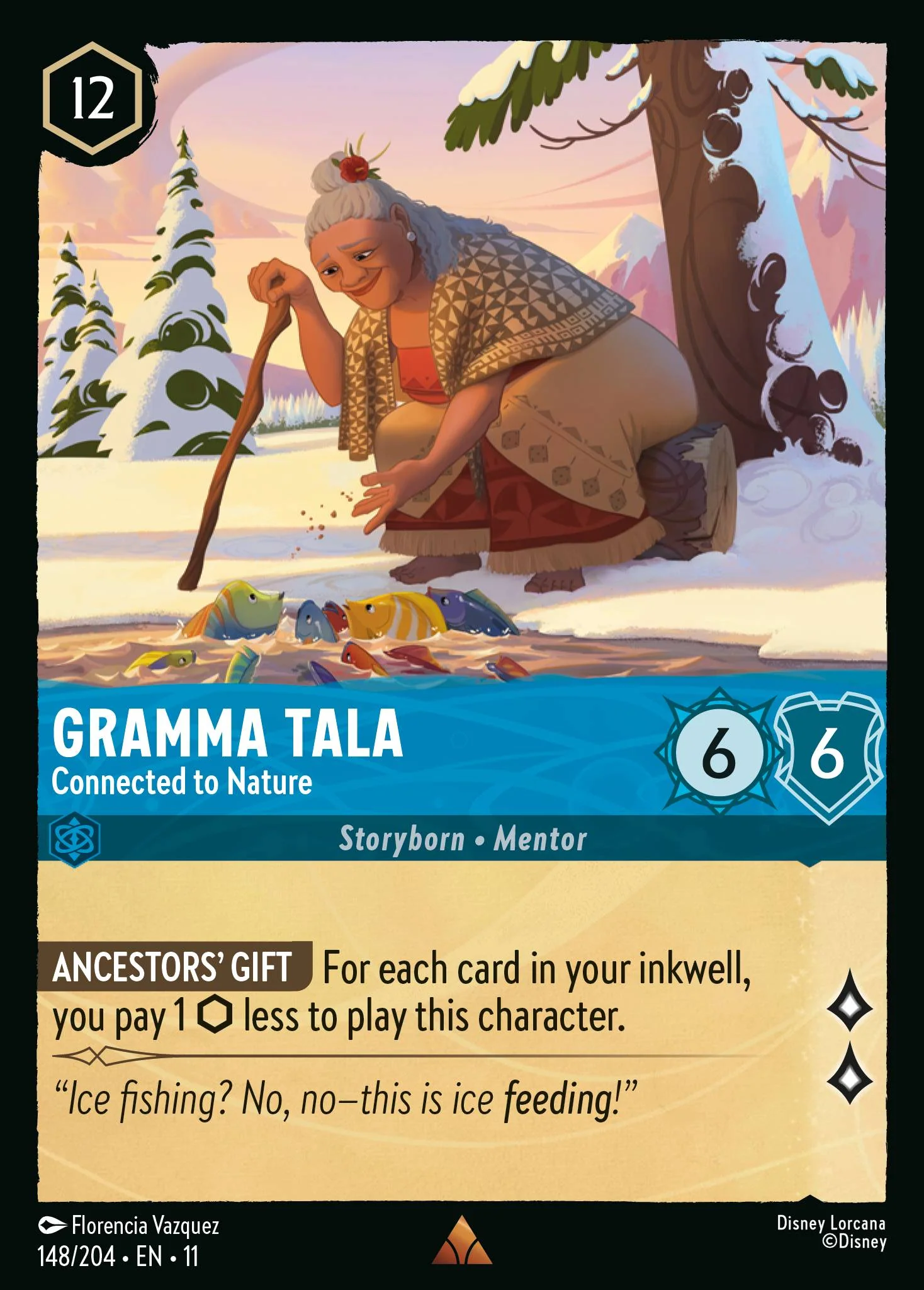 Gramma Tala - Connected to Nature (148/204 - Winterspell)  Rare