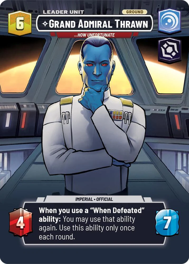Grand Admiral Thrawn - ...How Unfortunate [#998 Showcase] (JTL-C) - PSA 9 - Image 2