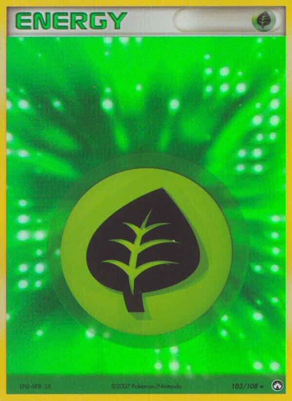 Grass Energy (103/108) Foil Damaged
