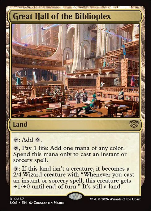 Great Hall of the Biblioplex [ #0257 ] (SOS-R)