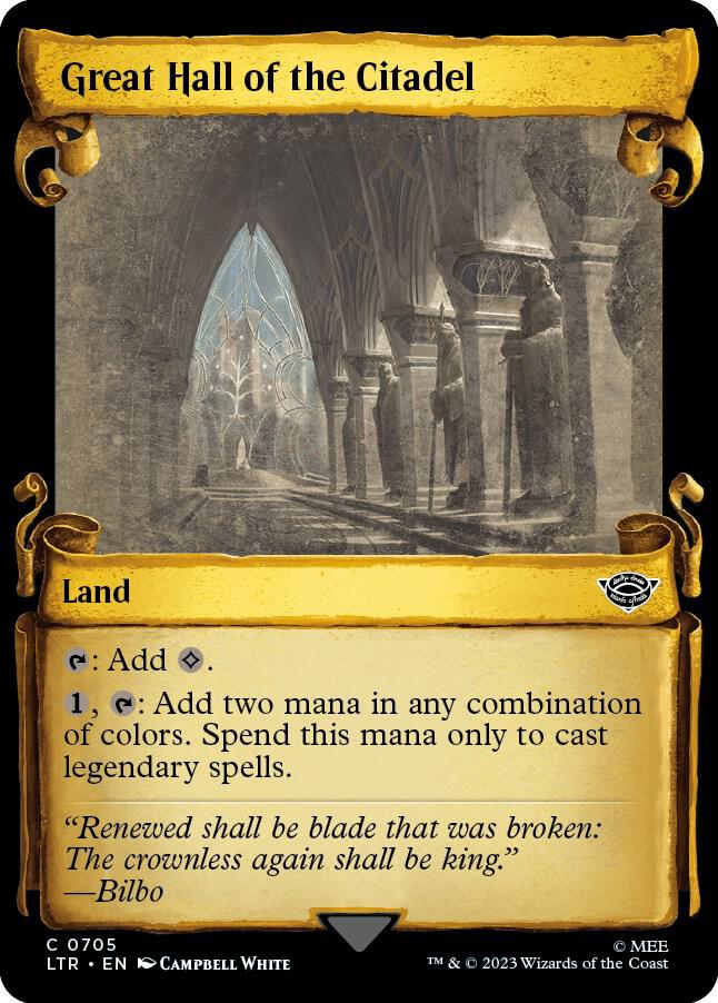 Great Hall of the Citadel [#0705 Showcase Scrolls] (LTR-C-Foil)
