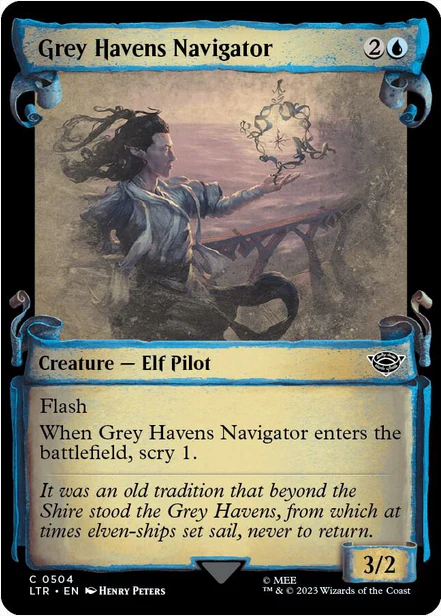 Grey Havens Navigator [#0504 Showcase Scrolls] (LTR-C)