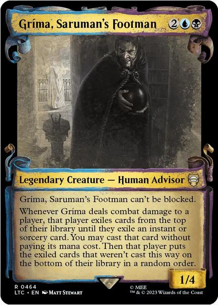 Grima, Saruman's Footman [#0464 Showcase Scrolls] (LTC-R-FOIL)